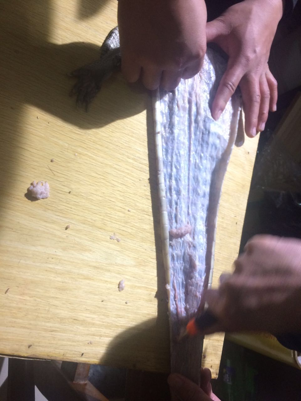 去油脂 轻刮